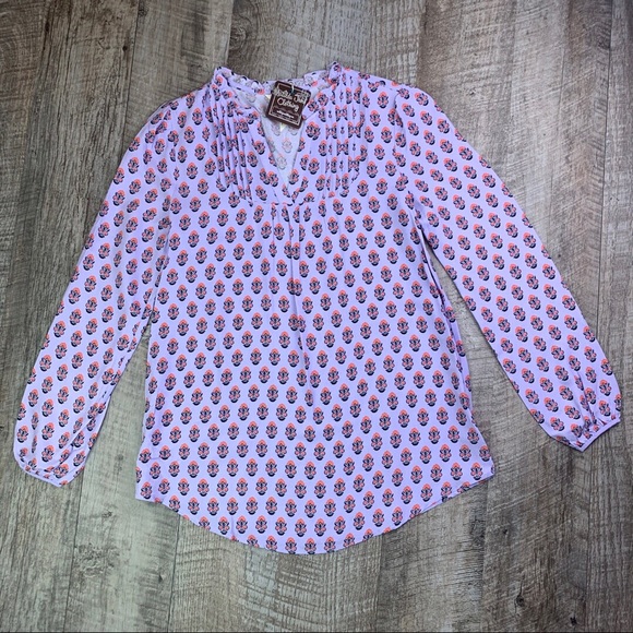 Girls Matilda Jane Make believe By The Fireside Top size 12 NWT
